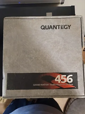 QUANTEGY 456 X 2” X Grand Master Studio Master Audio Tape - Used Once • $135