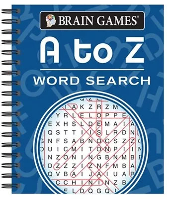 Brain Games A To Z Word Search (Spiral Bound Comb Or Coil) • $13.01