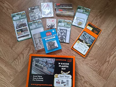 N Gauge Model Railway Building And Accessories Job Lot Unbuilt And Packaged • £29.99