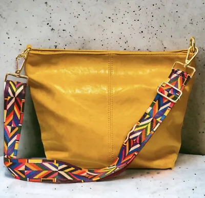 Mustard Color Crossbody Bag With Adjustable Strap  New • $34