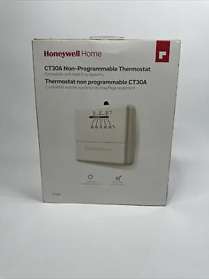 Honeywell CT30A Mechanical Non Programmable Thermostat White 120V Heat Only New • $13.97