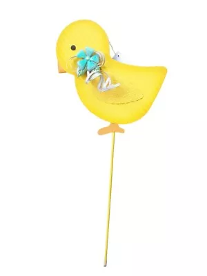 24''H Metal Yellow Bird Yard Stake Garden Decor Lawn Art Ornament Decoration • $16.99