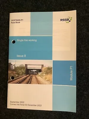 Railway Rulebook P1 Single Line Working • £4.99