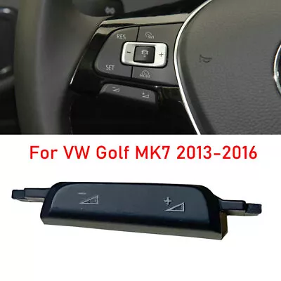 For VW Golf MK7 Black Car Steering Wheel Volume Button Cover Trim 2013 2014-2016 • $9.86