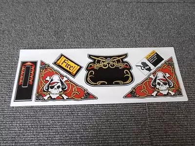 Black Rose Bally Pinball Apron Decal Set Genuine Replacement Parts : Mr Pinball • $49.90