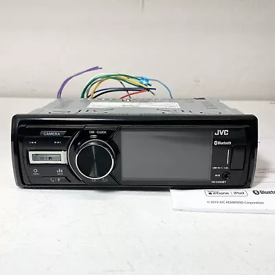 JVC KD-X560BT Marine Boat UTV Digital Media Player Bluetooth Rear Camera Input • $138