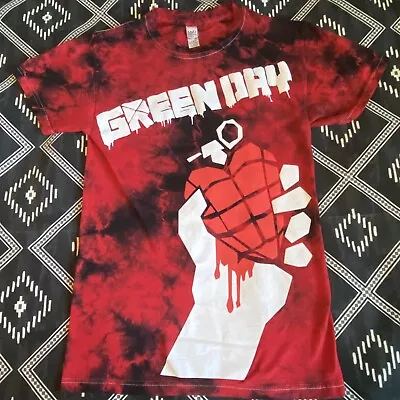 GREEN DAY American Idiot Punk/Alt-Rock Tie-Dyed T-Shirt. XS (NV) Pre-owned • $24.95