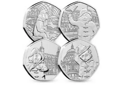 £3.99 • Buy Paddington Bear 50p Coins - Palace/Station/Tower London/St Pauls Cathedral Set 4