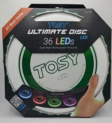 Tosy Ultimate Disc 36 Leds Superbright Rechargable Flying Disc 100x Brighter • £39.99