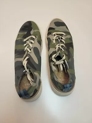 Tom's Men's Camo Low Rise Sneakers Size 12 • $40