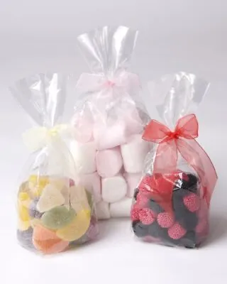 Cellophane Bags Block Bottom Cello Clear Sweet Candy Pick N Mix Bag Food Safe • £1.25