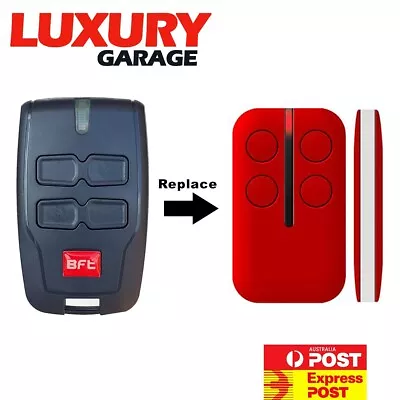 BFT Type B RCB TX2/TX4/0678 Mitto Compatible Garage Gate New Style Remote RED • $14.95