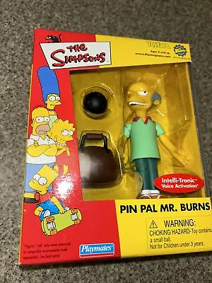 2001 The Simpsons Pin Pal Mr. Burns MailAway Toyfare Exclusive WOS MIB New Monty • $19.99