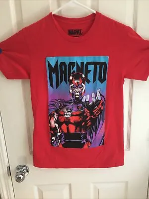 Magneto T-Shirt - Red- Size-Small - Jim Lee Xmen #1 Image - In Great Shape • $12.99