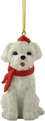 White Maltese Figurine Statue Sculpture • $14.95