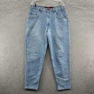 Vintage Levis Silvertab Jeans Men 36x32 Blue Loose Skater Made USA Actual 34x32 • $49.99