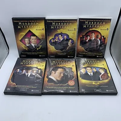 Murdoch Mysteries: Complete Seasons 4 5 6 7 8 9 Collection (DVD 27 Disc Set) • $55.40