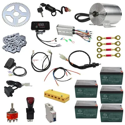 60V 2500W Brushless Electric Motor Kit Controller E Bike Quad Razor Dirt Scooter • $15.58