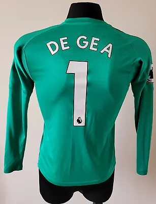 Manchester United 2018 - 2019 Goalkeeper Adidas Jersey #1 De Gea Size L Boys  • $50