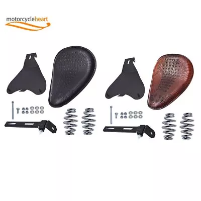 Bobber Motorcycle Solo Seat Spring Black For Honda Shadow Spirit ACE VT 1100 750 • $45.12