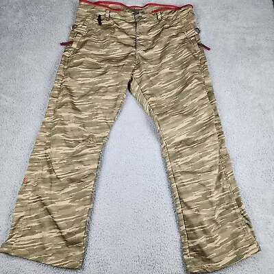 686 Pants Mens Large Green Camo Camouflage Smarty Snowboard Ski • $29.99