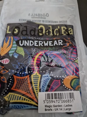£7 • Buy LADIES ODDBALLS Briefs Magic Garden UK 14, Large