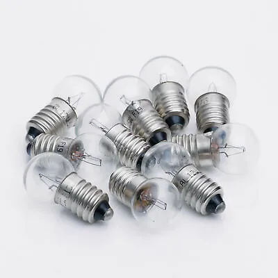 10 X 12V 5W 415mA 0.415A E10 Ball Large 15x29 / Bulb Lamp / Lamp Bulb • £9.91