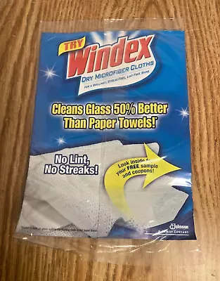Windex Dry Microfiber Cloths Streak Lint Free Shine Multi Use 20 Count Lot • $15