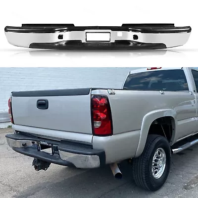 Chrome Rear Bumper Fit For 1999-2007 Chevy Silverado Sierra 2500 3500 GM1103129 • $140.99