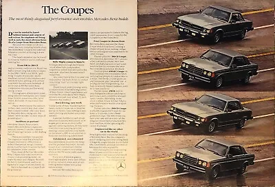 1978 Mercedes-Benz “The Coupes” VTG 1970s 70s PRINT AD Thinly Disguised • $11.77