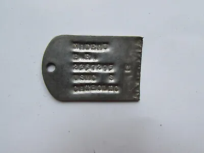 Vietnam War Era U.S. Army Soldier's Dog Tag_NADEAU • $30