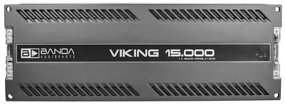 BANDA VIKING One Channel 15.000 Watts Max @ 1 Ohm Car Audio Mono Amp MULTI-COLOR • $1150