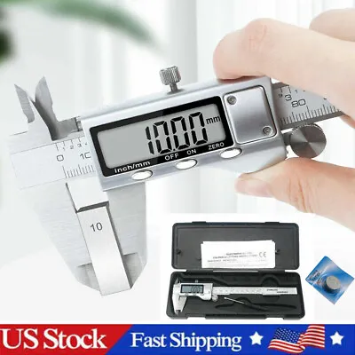 150mm Digital Caliper Vernier 6  Stainless Steel Micrometer LCD Gauge Measuring • $19.97