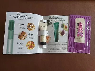 £3 • Buy 2 X AUSSIE 3 Minute Miracle Reconstructor 20 Ml AVEDA Leave In Treatment 10 Ml