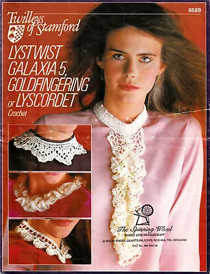 £3.45 • Buy TWILLEYS Crochet Pattern Lady's Collars Lystwist Lyscordet Goldfingering Galaxia