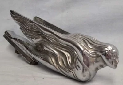 1941 Cadillac Flying Goddess Hood Ornament Nude Woman Lady Chrome Vintage-RARE!! • $294.50