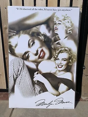 Marilyn Monroe -  If I'd Observed The Rule  Quote - 24x36 Classics Poster • $7.99