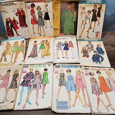 Vintage Sewing Patterns Misses Sz 8 1960's & 70's  • $3