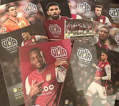 * 2022/23 - Aston Villa Home Programmes - Choose From List * • £3.99