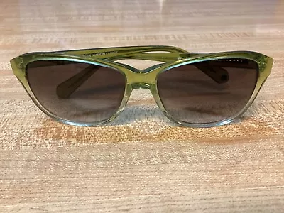 Balmain Womens BL2025 Green Sunglasses *Good Preowned Condition* • $48