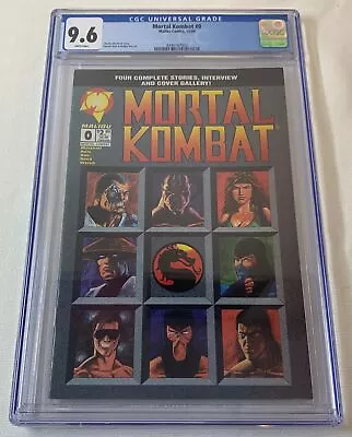 1994 Malibu MORTAL KOMBAT #0 ~ CGC 9.6 • $79.95