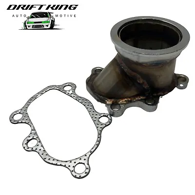 TD04 5 Bolt Turbo Down Pipe Flange 2.5  V Band Conversion Adapter For Subaru WRX • $39.95