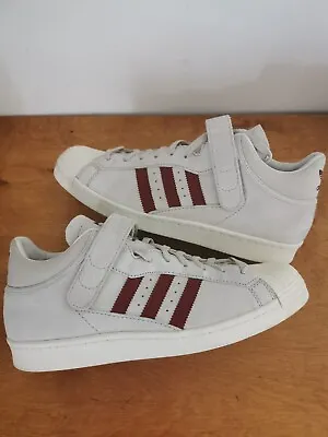 £89 • Buy Adidas Originals Vintage 2012 Pro Shell Mid Leather Trainers Size UK 11