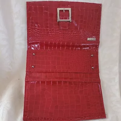 Miche Classic  Base Purse Extra Shell Skin Red  Faux Leather 11in X 19in • $13.50