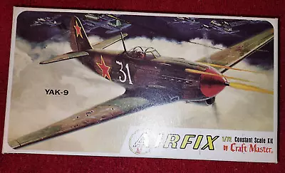 Vintage (50+ Yrs Old 1966) 1/72 Airfix WWII Russian Fighter Yak-9 Or Yak-9D • $9.79