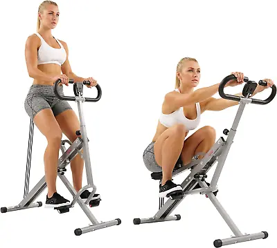 Row-N-Ride Squat Trainer W/ Adjustable Resistance Glute & Leg Exercise Machine • $128.97