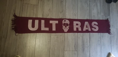 Sciarpa Scarf Bufanda ALE TORO GRUPPO ANTIJUVE AMO IL CALCIO QUINDI