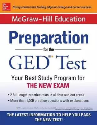 McGraw-Hill Education Preparation For The GEDÂ® Test - Paperback - GOOD • $4.49