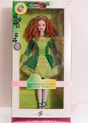 Irish Dance Barbie Doll Festivals Of The World (DOTW) 2006 Mattel K7920 NFRB • $44.99