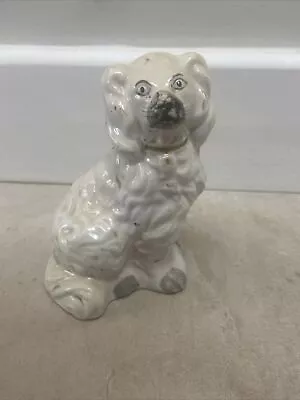 Antique Vintage Single Staffordshire Spaniel Wally Dog • £19.99